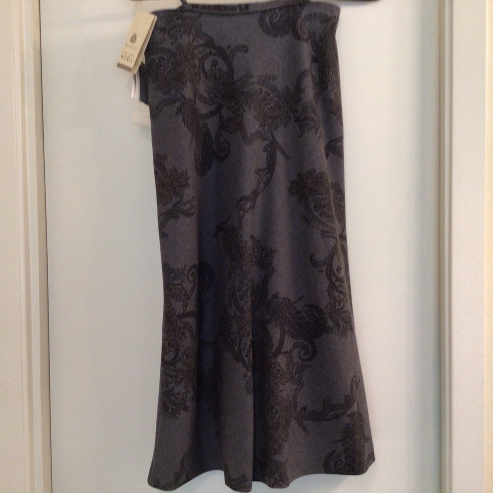 MARCONA/Gray+Black.Wool.Skirt